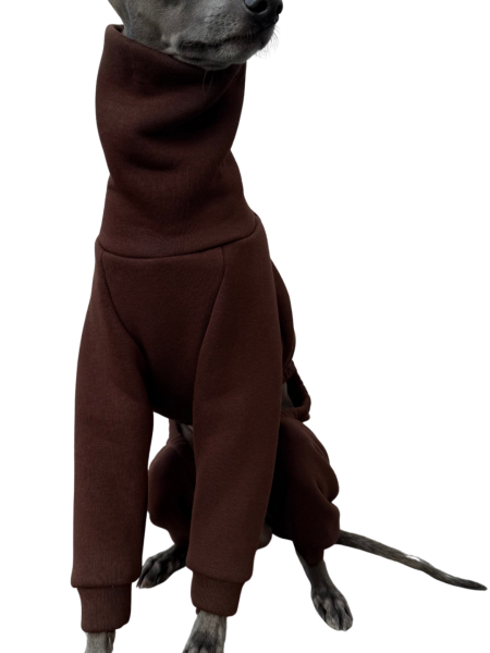 Kombinezon bawełniany - mleczna czekolada