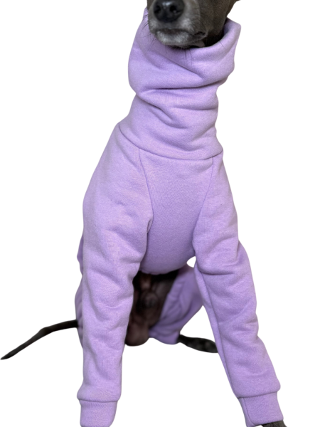 Kombinezon bawełniany - liliowy